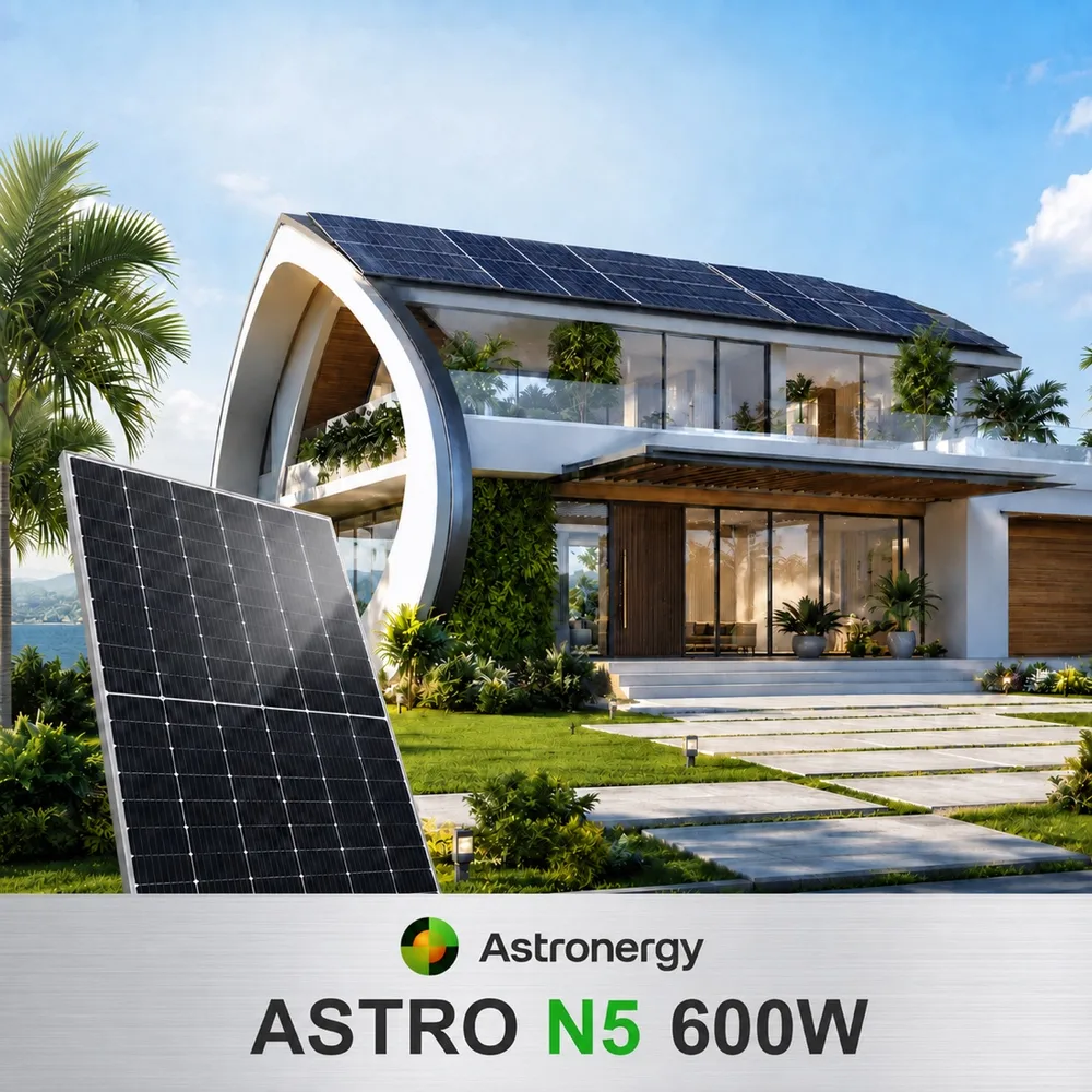 Astronergy ASTRO N5 600W N-Type TOPCon 4.0 Bifacial — ảnh 1