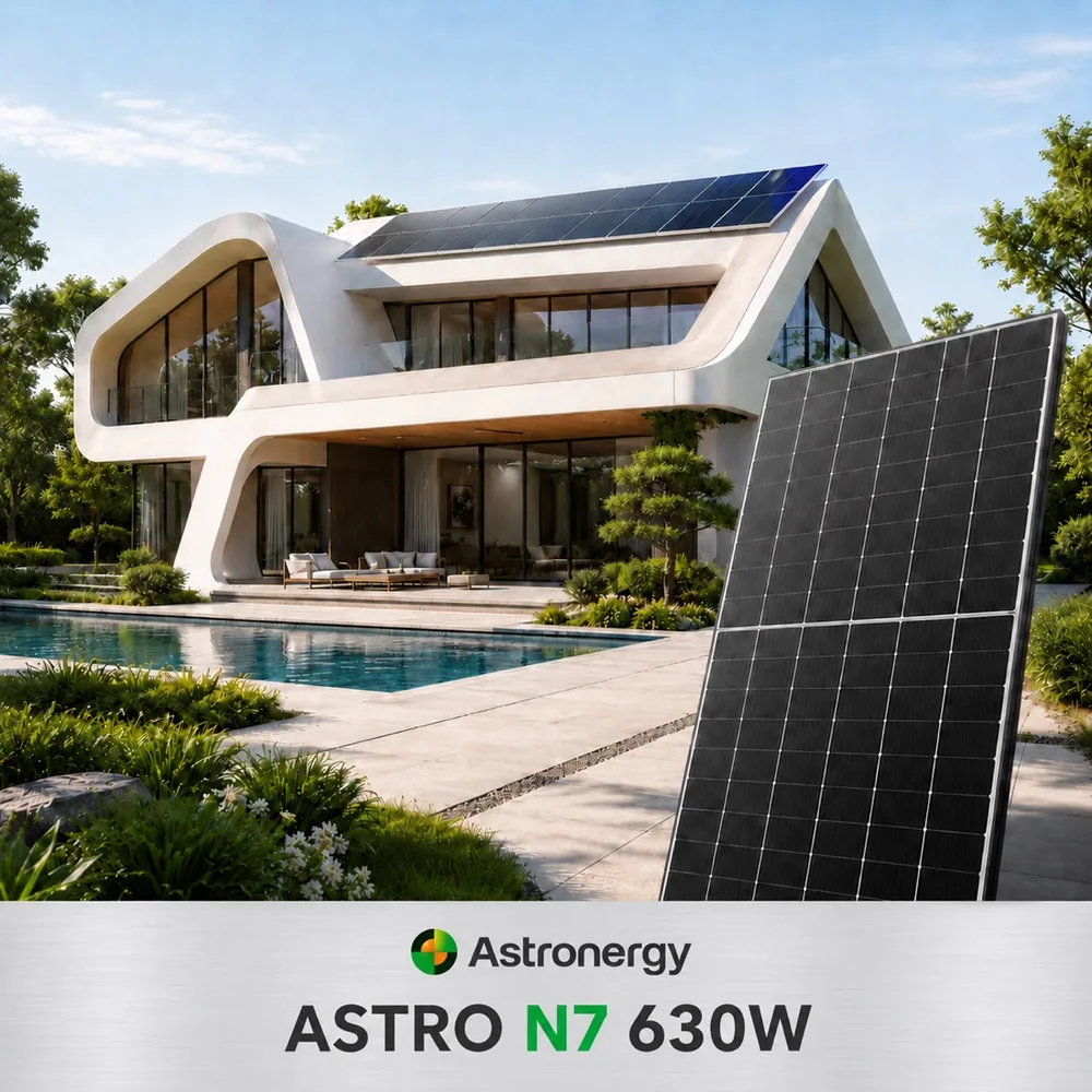 Astronergy ASTRO N7 630W N-Type TOPCon 4.0 Bifacial — ảnh 1