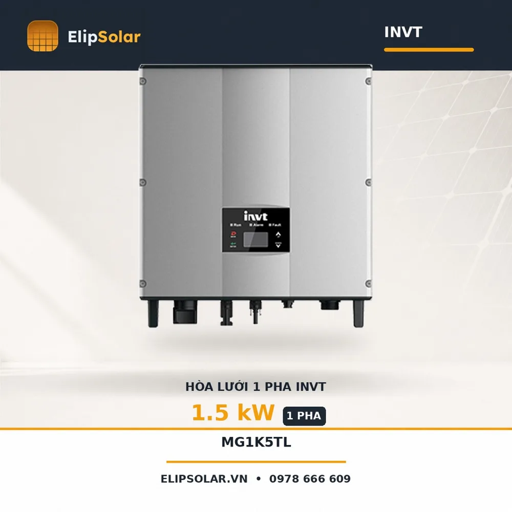 Biến tần hòa lưới INVT 1,5kW MG1K5TL — ảnh 1