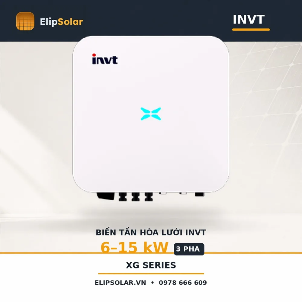 Biến tần hòa lưới INVT 10kW XG10KTR-S — ảnh 1