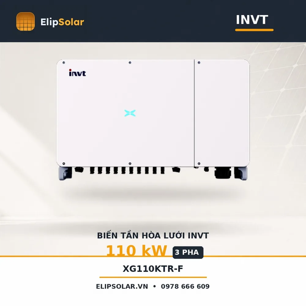 Biến tần hòa lưới INVT 110kW XG110KTR-AFCI — ảnh 1