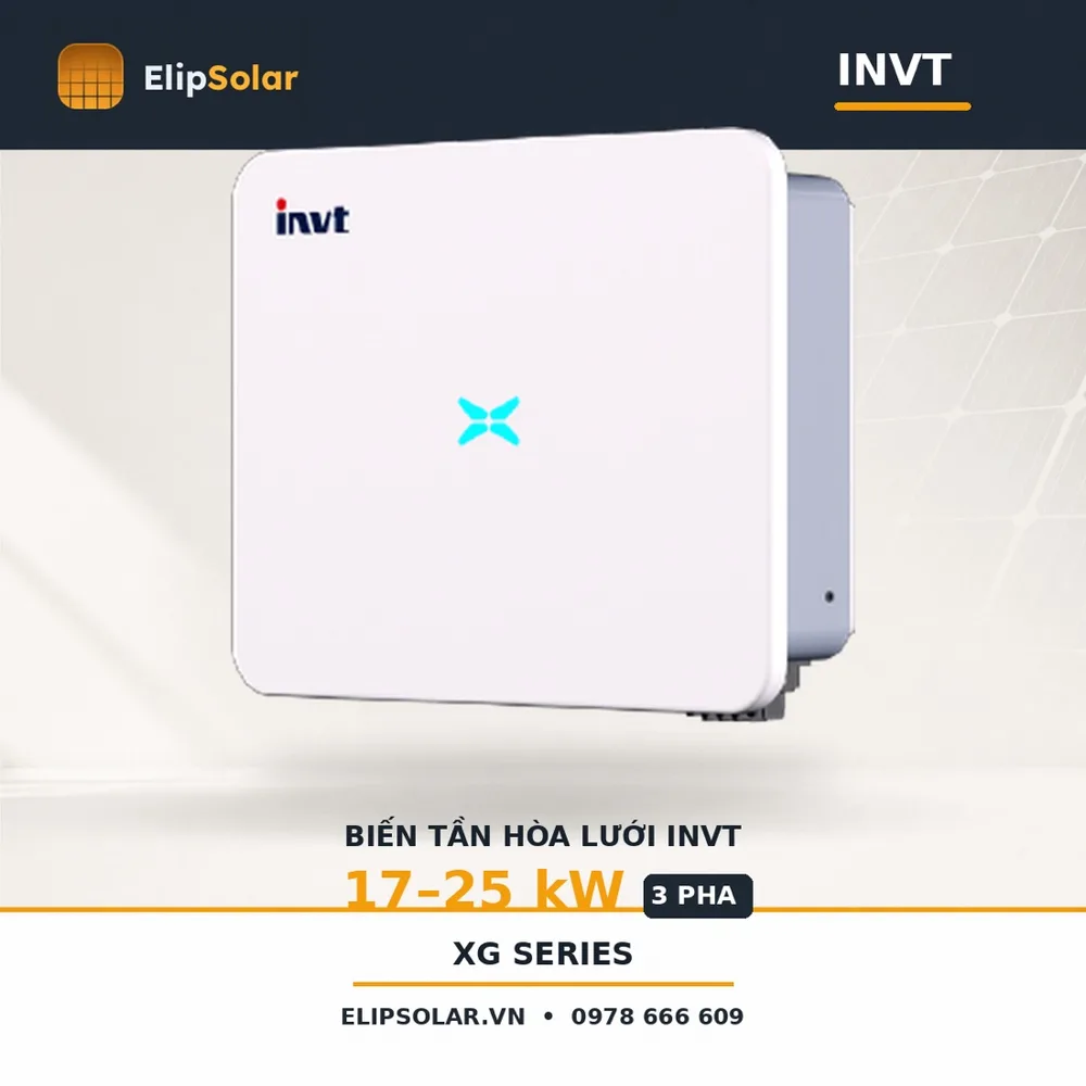 Biến tần hòa lưới INVT 20kW XG20KTR — ảnh 1
