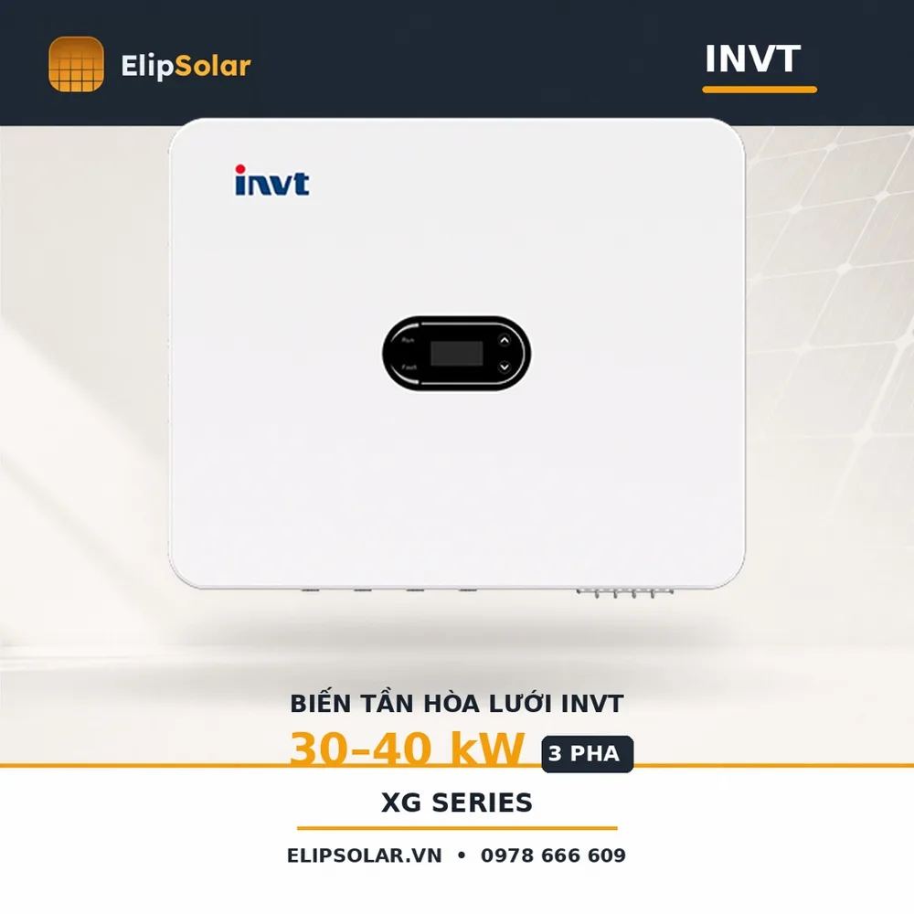Biến tần hòa lưới INVT 30kW XG30KTR — ảnh 1