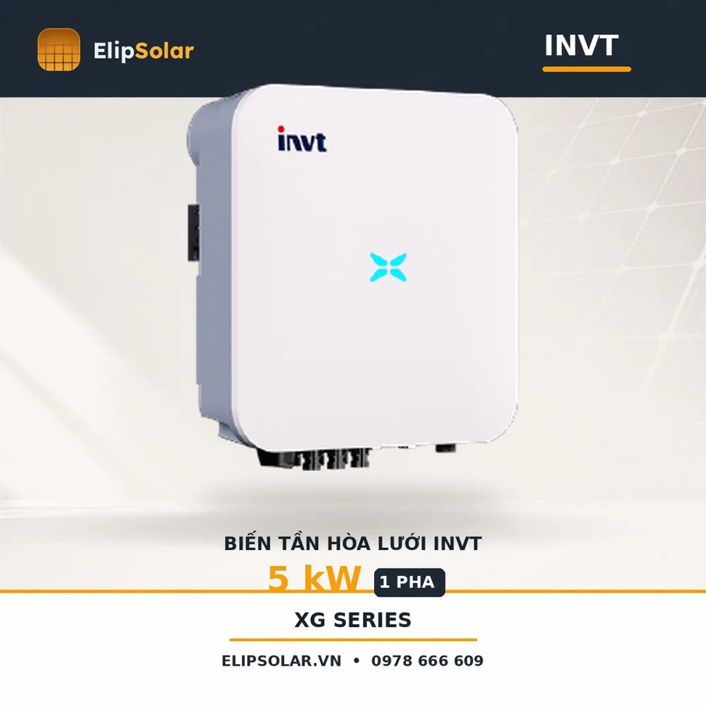 Biến tần hòa lưới INVT 5kW XG5KTL-S — ảnh 1