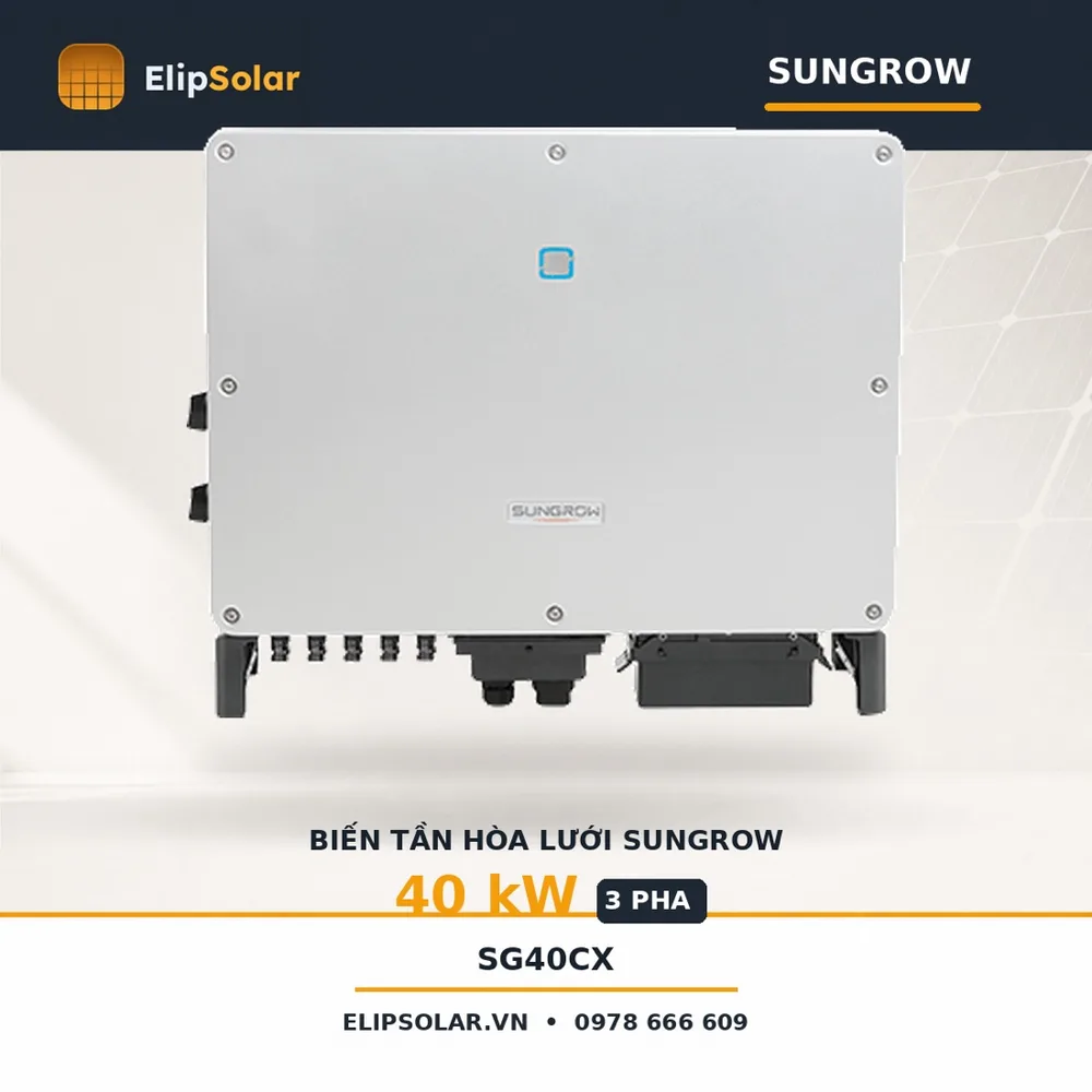 Biến tần hòa lưới Sungrow 40kW SG40CX-P2 — ảnh 1