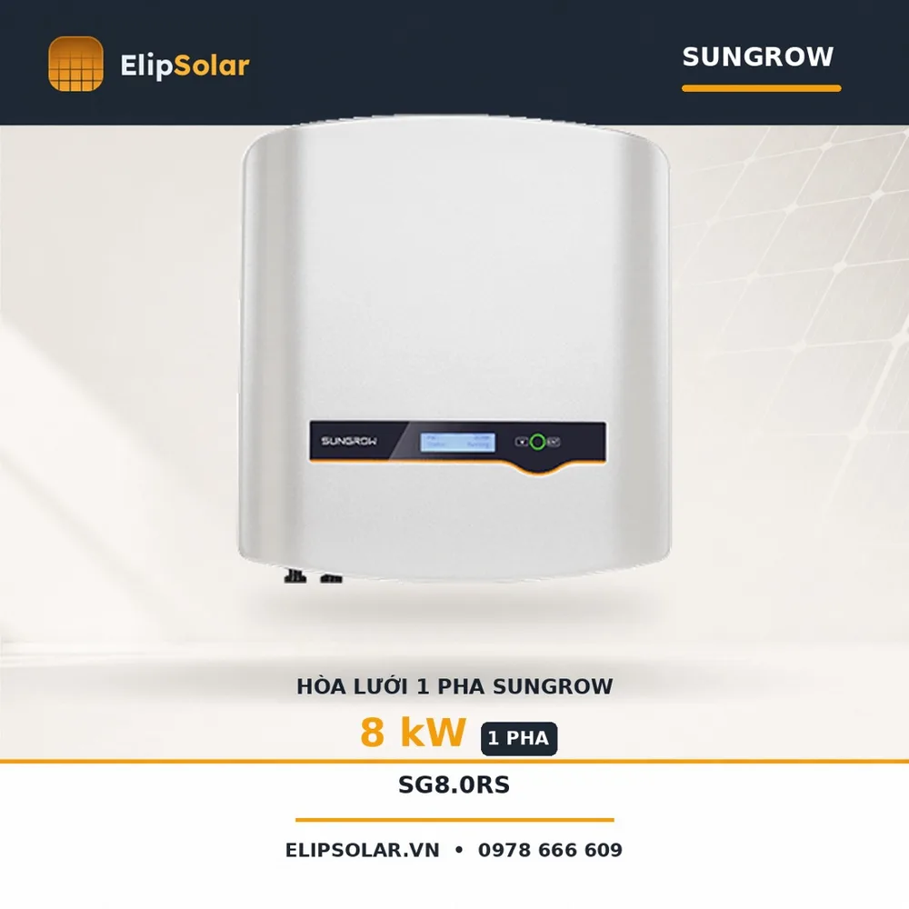 Biến tần hòa lưới Sungrow 8kW SG8.0RS — ảnh 1