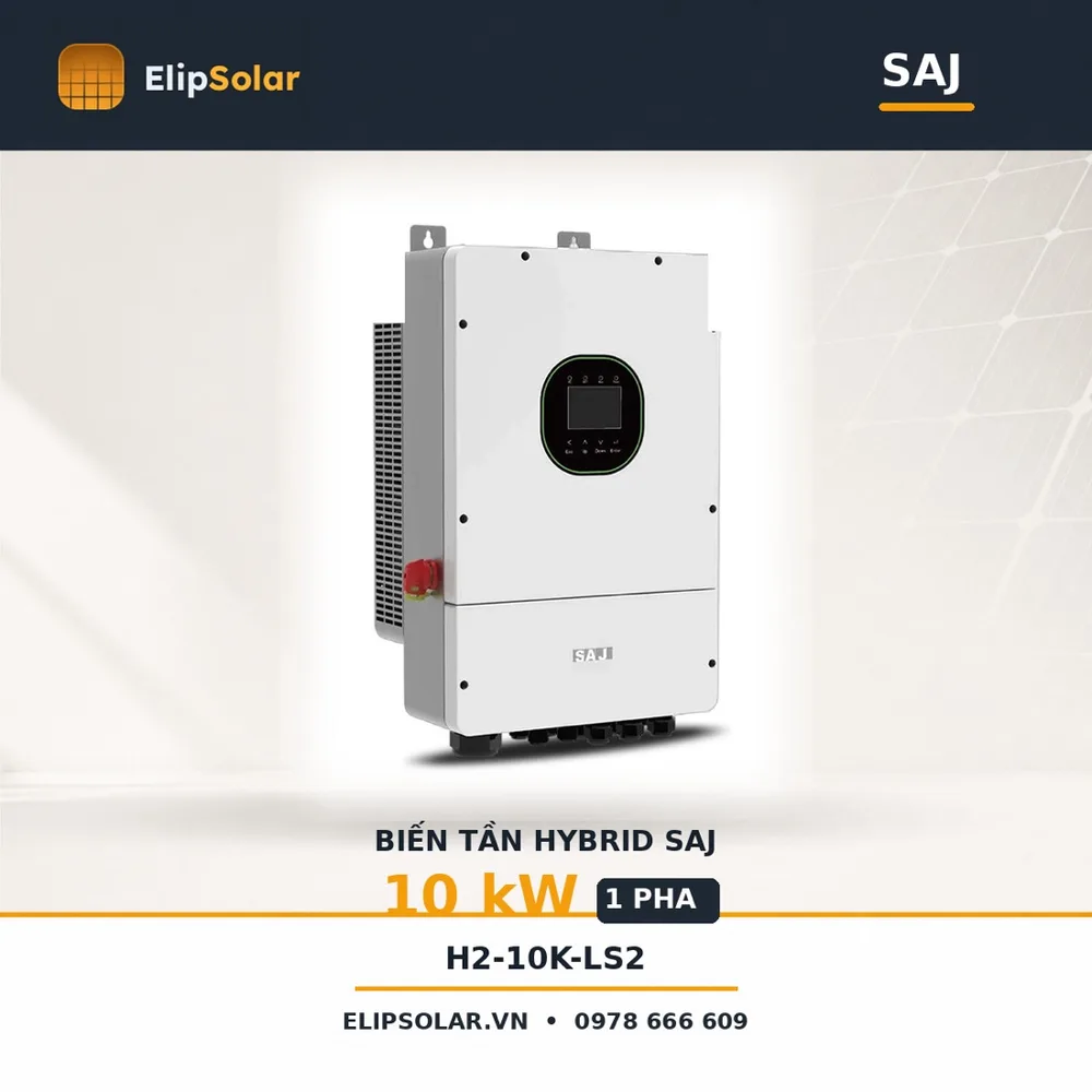 Biến tần Hybrid SAJ 10kW H2-10K-LS2 — ảnh 1