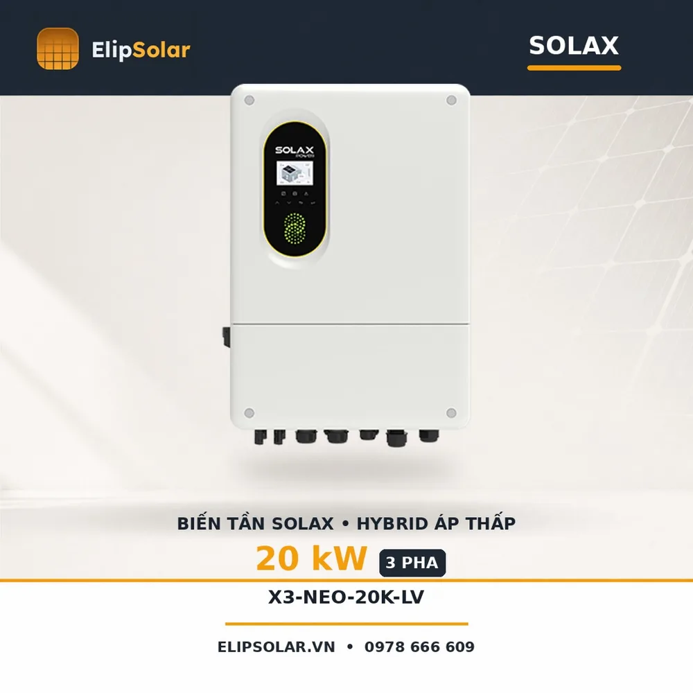 Biến tần Hybrid SolaX 20kW X3-NEO-20K-LV — ảnh 1