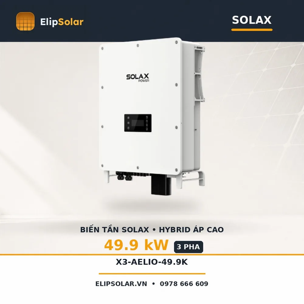 Biến tần Hybrid SolaX 49.9kW X3-AELIO-49.9K — ảnh 1