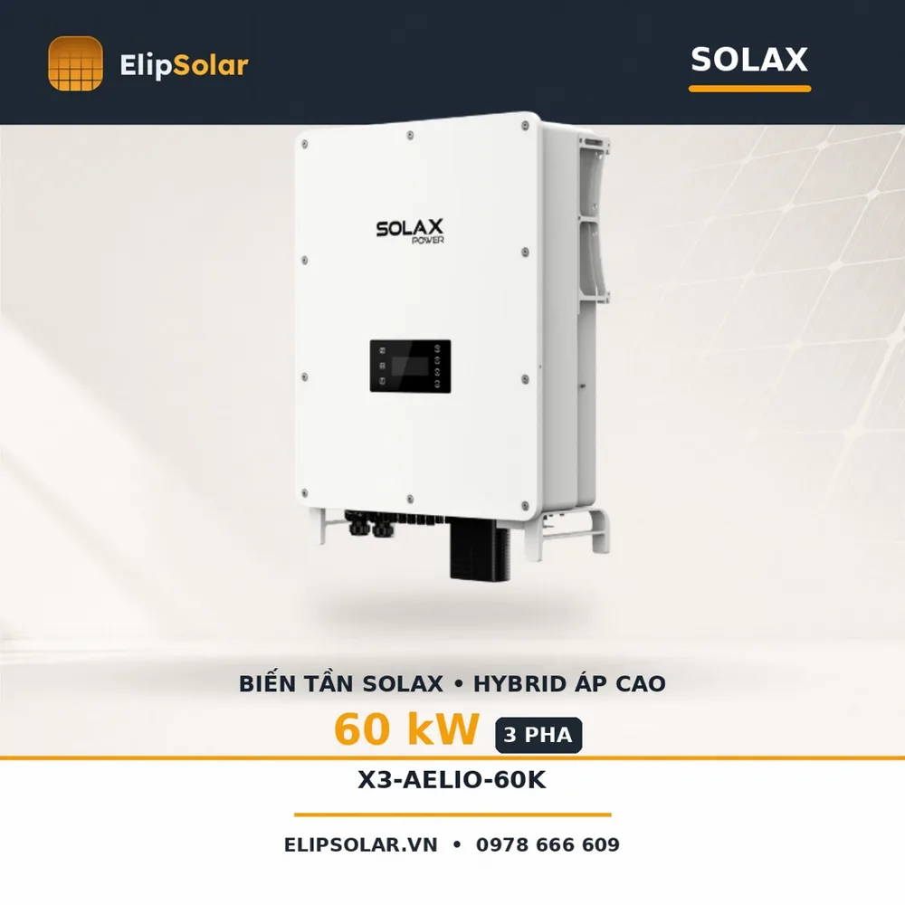 Biến tần Hybrid SolaX 60kW X3-AELIO-60K — ảnh 1