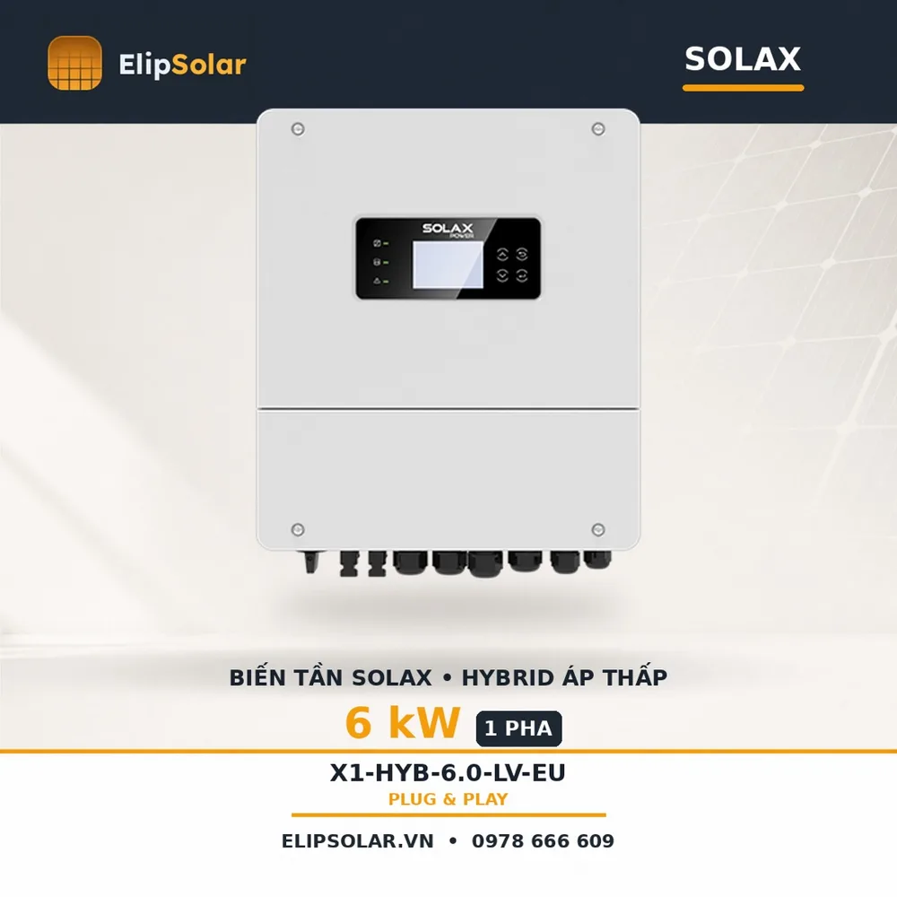 Biến tần Hybrid SolaX 6kW X1-HYB-6.0-LV-EU — ảnh 1