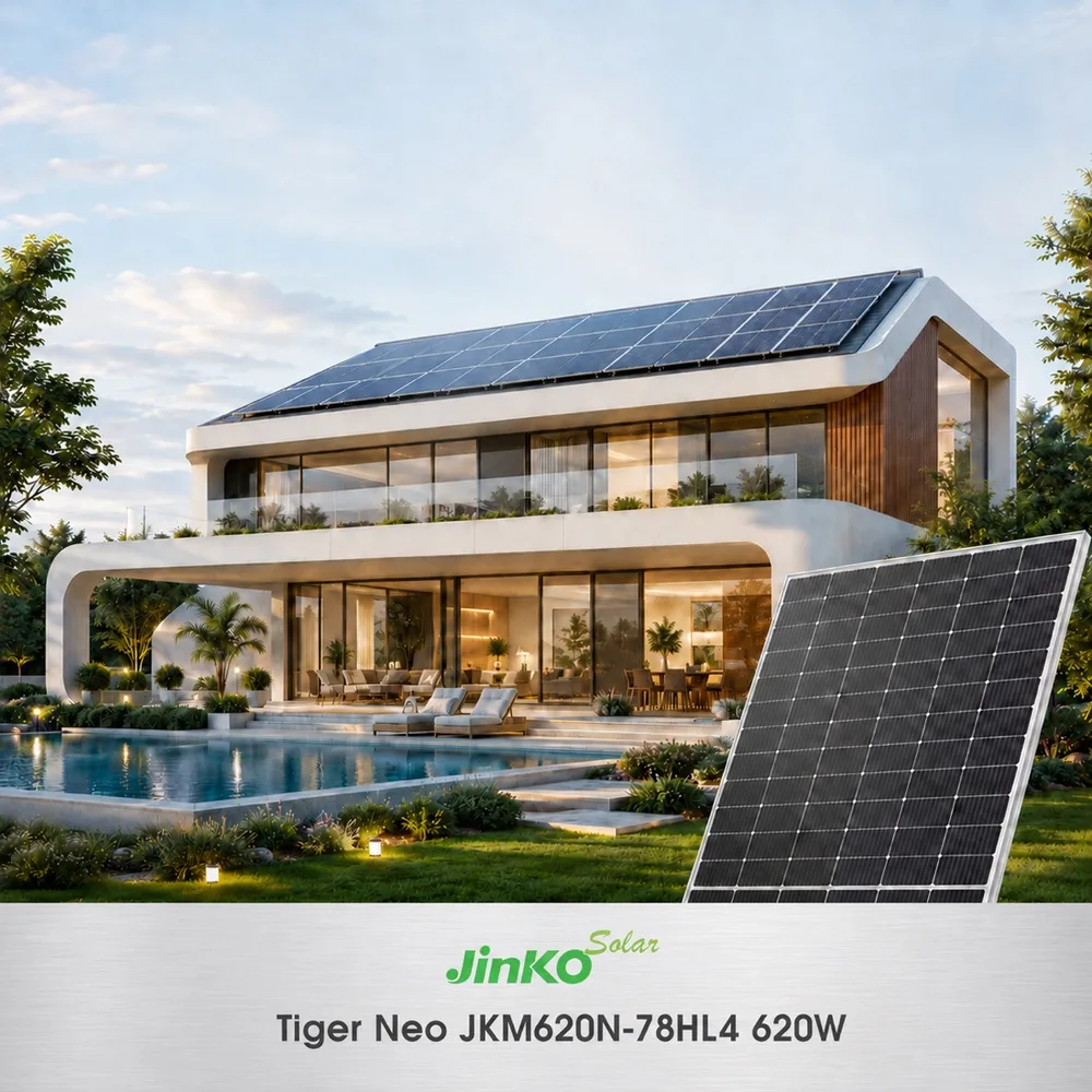 Jinko Solar Tiger Neo 620W N-Type TOPCon Bifacial — ảnh 1