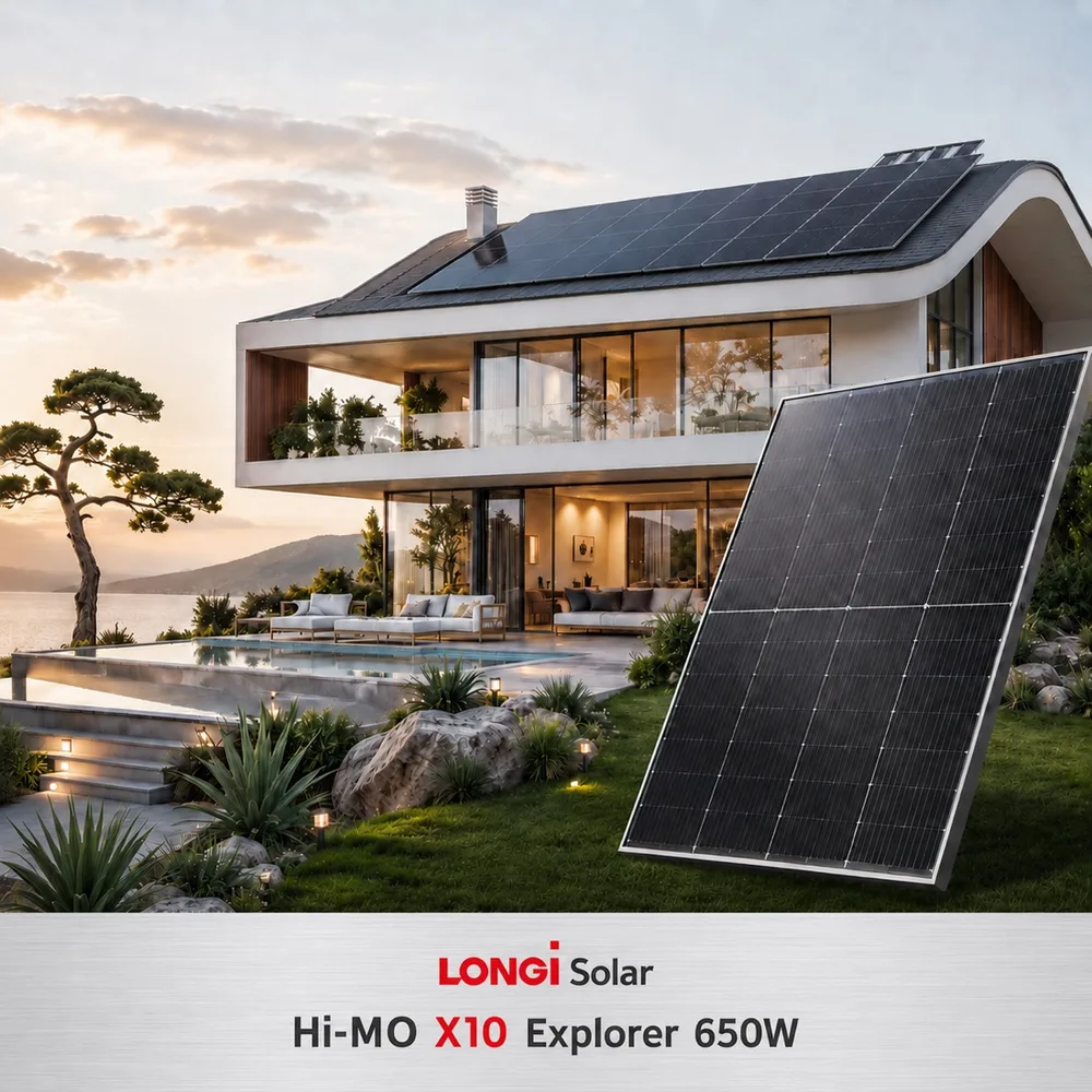 LONGi Hi-MO X10 Explorer 650W BC Cell — ảnh 1