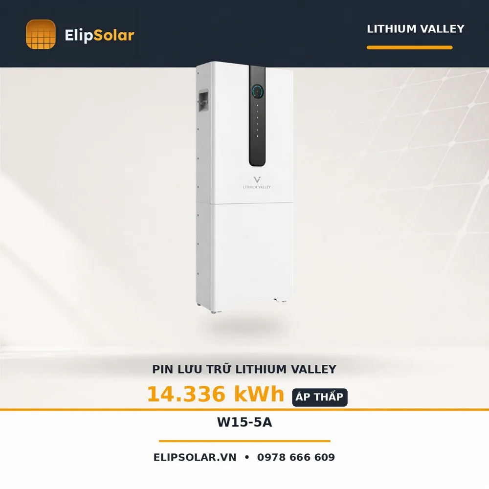 Pin lưu trữ Lithium Valley W15-5A 14,3kWh — ảnh 1