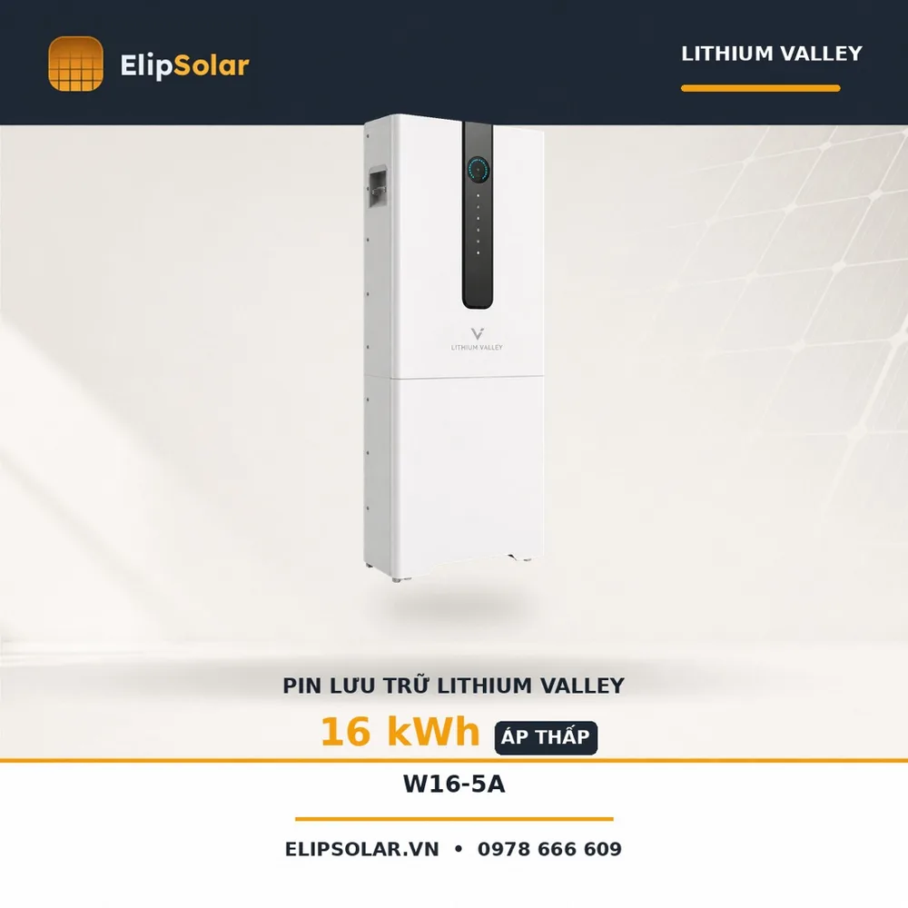 Pin lưu trữ Lithium Valley W16-5A 16kWh — ảnh 1