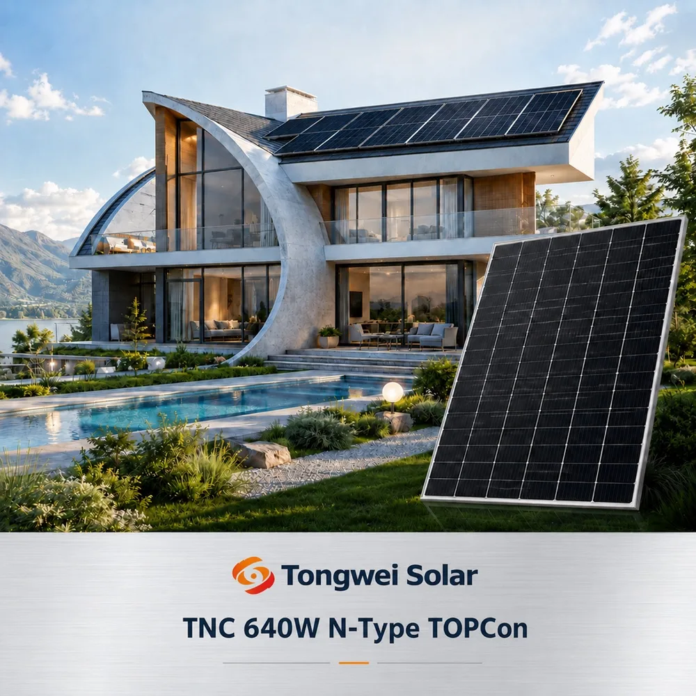 Tongwei 640W N-Type TOPCon Bifacial — ảnh 1